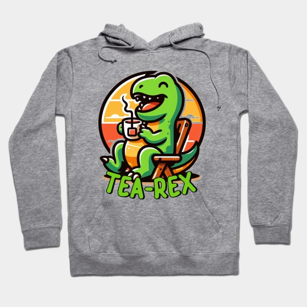 Tea-Rex Hoodie by Dannysdesigns80 